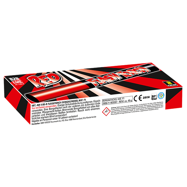 Flash Torch Red | 2 fakkels