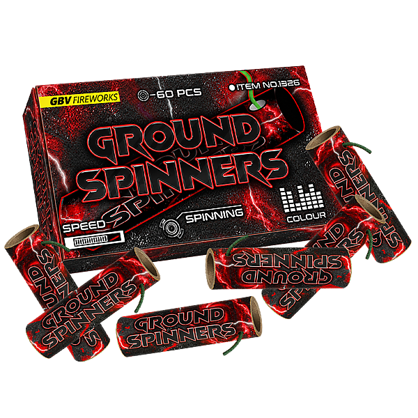 GBV Ground Spinners | 24 stuks
