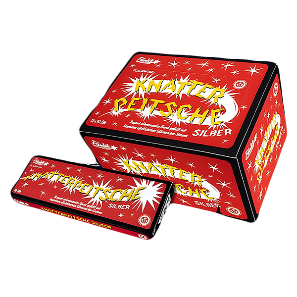 Knisterpeitsche Silber | FUNKE | 10 stuks