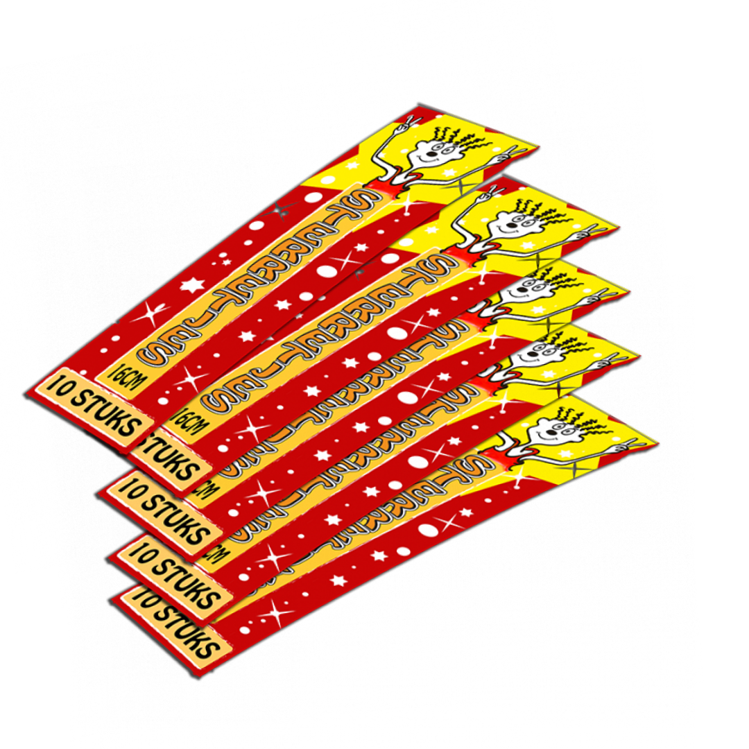 Sterretjes 16 cm  - 5 zakjes