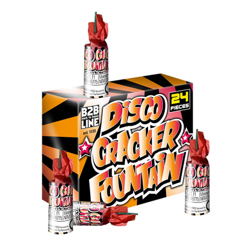 B2B Disco Cracker Fountain (24st)